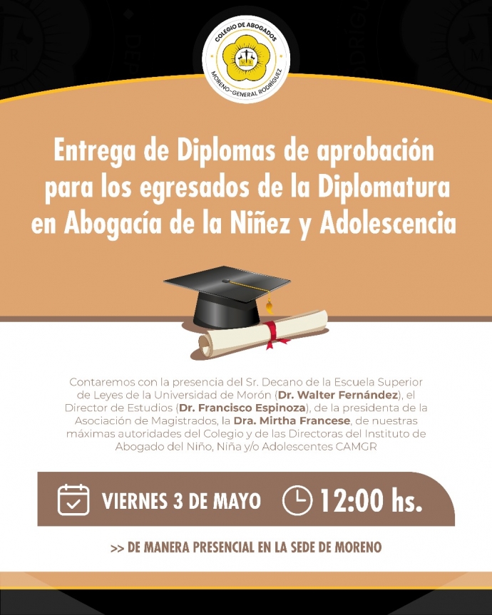 ENTREGA DIPLOMAS